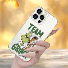 Funda para móvil con el personaje del , compatible con teléfonos ,  17,  16 Pro Max,  15 Pro Max,  13 y  12. Fabricada en TPU, ofrece protección contra golpes y caídas. Un regalo perfecto para amigos y familiares, para las fiestas y como sorpresa navideña. - transparente - Ver 6