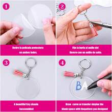 200pcs  Bohemio    Aleación de zinc    Flecos     borlas es perfecto para hacer llaveros, aretes, pulseras, collares, decoraciones de bolsos y otros proyectos de joyería. - color - Ver 4