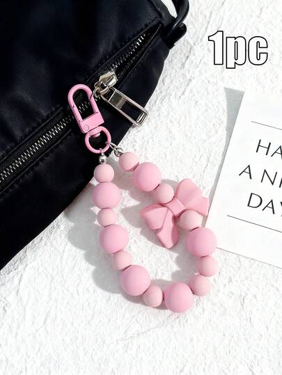 Acrylic Bead Butterfly Decoration Phone Lanyard, Anti-Lost Wrist Strap Keychain,Cute Goth Y2k Car Accessories Bag Charm,Phone Accessories For Earphone Case And Backpack Valentines,Fashion Backpack Pendant,Tote Pendant Decoration,Wallet Pendant,Pendant Keychain For Couples Bag Accessories Gift,Gifts For Family And Friends