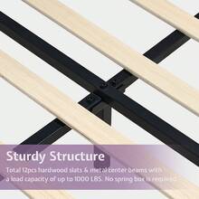 Floating Upholstered Bed Frame With LED Light, Cute Cloud Headboard For Girls, Sturdy Construction, Easy Assembly, No Box Spring Needed - 白色 - 查看 10