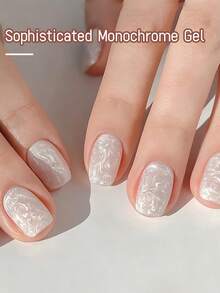 XEIJAYI 1Pc 10Ml Gel Nail Polish, Semi-Permanent & Soak Off, Led Art Tools For Home & Manicure Salon Use, Women Gift For Home Salon - White - View 5