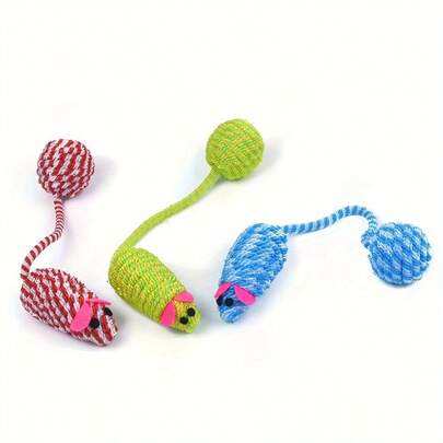 Fun Interactive Plush Mouse Cat Toy For Medium-Sized Dogs - Bite-Resistant And Playable Accessories