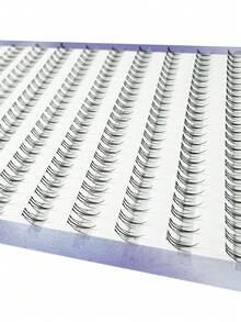 200片/套 6毫米分段式仿手绘尖头超细黑色睫毛，柔软蓬松，纤长效果极佳；10排高容量垂坠式三步嫁接睫毛；轻盈无负担；日常妆容必备。 - 黑色 - 查看 6