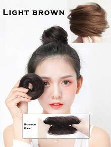 Elegant Women's Hair Accessory, Elastic Hair Tie, Heat Resistant, Versatile Design, Suitable For All Hair Types, Secure Fit, Perfect For Daily Wear And Various Occasions. - Multicolor - View 18