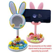 2026新款卡通兔子手机支架，桌面可调节伸缩平板电脑支架 - 彩色 - 查看 6