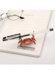 Ahnitol Weightlifting Crab Pen Holder, Creative Desktop Organizer With Cute Animal Figurine, Unique Office Supplies, Desktop Decor, Ideal Cool Gift For Gamers, Students, Coworkers - Stress Relief Office Gadget, Funny Desktop Accessory - Multicolor - View 5
