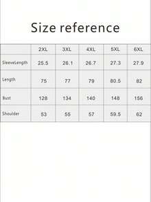 Plus Size Round Neck Printed Casual Lightweight Short Sleeve T-Shirt - Black - View 8