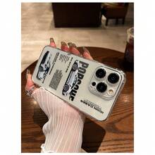 Compatible con iPhone 17, 16, 15, 14, 13, 12, 11 Pro Plus Max, así como con Galaxy, Honor, Redmi, OPPO, Moto y Transsion. Funda transparente con un moderno diseño de coche deportivo. Ideal como regalo de cumpleaños para tu pareja o para ti mismo/a. - transparente - Ver 3