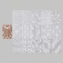 30 Sheets/Pack Retro Art Basics Versatile Lace Borders Scenery Scrapbook Supplies PET Waterproof Stickers Small Fresh Flowers Plants Little Bear Love Diary Bookkeeping Materials Decoration Collage Cute Stickers For School Stationery Supplies - Multicolor - View 13