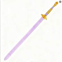 1pc New Rumi's Four Tiger Sword, Resin Detachable Design Chinese Sword, Cosplay Prop Sword, Plastic Sword Decor, Perfect Gift, Birthday Gift - Multicolor - View 2