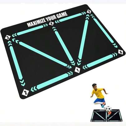 Tapete de Entrenamiento con Pisadas de Ftbol