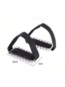 1 par de crampones para hielo de 26 dientes fáciles de usar para exteriores, cubiertas antideslizantes para zapatos para nieve con picos de acero inoxidable para superficies heladas - Negro - Ver 7