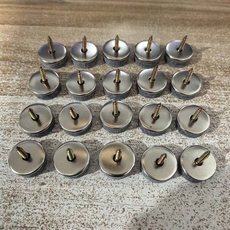 20 chiếc đinh chân đồ nội thất, ốc vít nỉ cho bàn ghế, miếng đệm chống trượt, đinh bảo vệ sàn gỗ, phụ kiện đồ nội thất - Nhiều màu - Xem 10