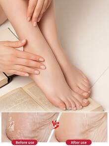 5双装足部去角质面膜，玫瑰足部去角质去角质，去除死皮并滋润护理，不含酒精，富含透明质酸和甘油，缓解干燥皲裂的脚后跟，软化粗糙的足部SPA袜，秋冬季皲裂足部护理，圣诞礼盒装（男女通用）