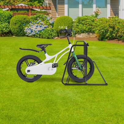 11 Slot Bicycle Parking Rack, Double-Sided Floor Standing Bicycle Storage Rack, Dual Size Slots, Commercial Large Capacity Storage Rack