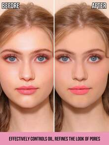 MISSLYN 轻盈控油定妆粉，哑光无瑕持久粉饼，针对肌肤的高遮瑕粉底粉，控油无瑕全覆盖轻盈粉饼，柔雾妆效，打造更光滑的妆容 - #115 Warm Beige - 查看 6