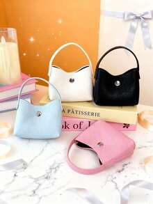 新款迷你手提包：休闲简约设计，单提手，适合购物、旅行和聚会。可轻松容纳日常必需品，是一款百搭单品，深受时尚达人喜爱，适合各种风格和场合。 - 迷你包款二 - 查看 2