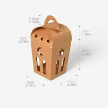 5件套星月礼盒套装，简约设计，适合生日、节日小礼物包装、家居装饰，优雅温馨 - 棕色 - 查看 4