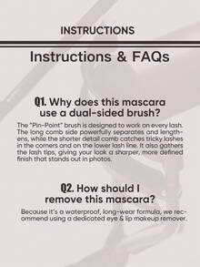 JUDYDOLL LENGTHENING & CURLING MASCARA, Lightweight, Waterproof, Smudge-Proof, Defines Lashes From Root To Tip - #01 黑色 - 查看 9