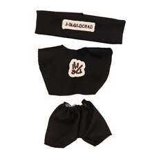 ملابس دمية قلادة بطول 17 سم، طقم جينز متعدد الألوان جميل مع إكسسوار جيتار وأحذية، مناسب للتنسيق (الدمية غير مشمولة) - إكسسوارات الدمية مقاس 17 سم - مشاهدة 21