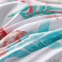 5/7pcs Starfish Shell Printed Bed Comforter Set, 100% Microfiber Soft Breathable Winter Bedding Set, Comfortable And Durable, Include 1 Comforter+1 Flat Sheet+1 Fitted Sheet+1/2 Pillowcases+1/2 Pillowshams,All-Season, Bed In A Bag,Best Christmas Gift - Pink-bZ15 - View 9