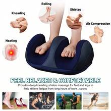 Shiatsu Foot Massager With Heat Lightweight And Compact Foot Massag Pain Relief,Massage For Feet Rolling For Calf-Leg-Arm Relaxation Gift For Family And Friends - US A Type Plug(110-127V) - View 11