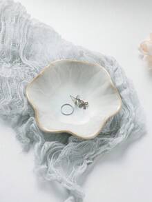 1 Khay đựng trang sức hình lá sen bằng gốm sứ thanh lịch, dùng để đựng bông tai, nhẫn, chìa khóa và các phụ kiện nhỏ, lý tưởng làm quà tặng sinh nhật, năm mới và ngày Valentine, giải pháp lưu trữ bàn làm việc đầy phong cách, hoàn hảo để trưng bày trang sức, làm đĩa trang trí, khay sảnh, quà tặng cho phụ nữ, quà Giáng sinh, ý tưởng quà tặng cho phụ nữ, trang trí phòng. - Nhiều màu - Xem 8