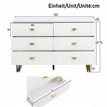 Vanities & Vanity Benches - White + MDF-5 - View 8