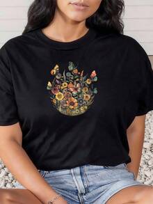 Women T-Shirts - màu đen - Xem 7