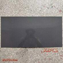 Bauklötze Grundplatte - 32*64 Löcher, selbstmontierbar, kompatibel mit Markentoys - perfektes Geschenk für Feiertage Raumdekoration Blau, Mould King, Spielzeug - Verschiedenfarbig - Übersicht 10