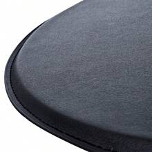 HOMCOM Bartisch Dining Table, Standing Table, Coffee Table, Kitchen Table For Living Room, Dining Room, Chrome Steel, Faux Leather, Black, Ø63 X 67-93 Cm