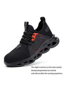 Dian Sen 1 Pair Unisex Steel Toe Safety Boots, High-Top Sports Safety Shoes, Durable Work Boots, Safety Training Shoes