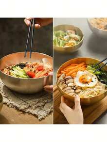 5 Pairs High Quality Stainless Steel Chopsticks - Non-Slip, Reusable Korean And Japanese Style Food Sticks For Sushi, Snacks Etc. - Durable Kitchen Utensil Set - Black - View 5