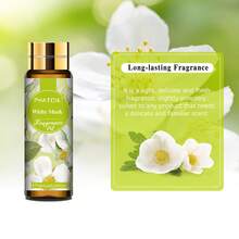 1pc 10ml/0.33fl.Oz Fragrance Oil Perfume Scent, Fruit Scent Essential Oils With Dropper PHATOIL Coconut& Vanilla Bubble Gum Sea Breeze Parma Violet Orange Blossom Freesia Marshmallow Apple Mango Strawberry Cherry Coconut Litchi Peach Pineapple