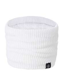 Elegant Solid Color Polyester Scarf - Warm Lining - Stretchy Neck Gaiter - Unisex - Warm - Suitable For Outdoor Activities - Machine Washable