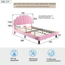 Bed Frames - Pink - View 2