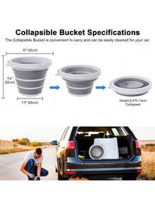 Space-Saving Ultra-Thin Foldable Laundry Basket With Dual Comfort Handles - Portable Pop-Up Storage Solution, Black & White, Ideal For Home & Commercial Use, Chemical-Free - Multicolor - View 7