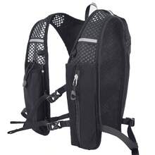Classic Black & Gray Running Backpack, Hiking Hydration Pack - Black - View 3
