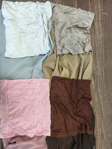 FADZOYLE 1 Bộ Khăn Hijab Chiffon Màu Trơn Có Nam Châm Và Lớp Lót, Khăn Trùm Cầu Nguyện Hồi Giáo Kín đáo, Lớp Lót Co Giãn, Tiện Lợi Và Sử Dụng Hàng Ngày, Phụ Kiện Áo Abaya Dài - Nhiều màu - Xem 4