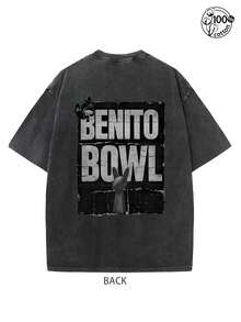 Bowl Bunny LX Shirt, Puerto Rico Music Gift, Here For The Benito Bowl Unisex Tee,Men Clothes,Bunny Bowl Double-Sided Printed T-Shirt, Here For The Benito Bowl Show; BadBunny Fans Need This Shirt For 2026 Benito Bowl, Streetwear,Couple Fashion Casual T-Shirt, Retro T-Shirt,230G Washed Cotton T-Shirt - màu đen - Xem 2