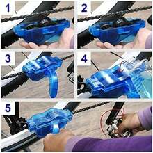 Kit de Limpieza de Cadena de Bicicleta, 4 Cepillos depuradores de Limpieza Para Bicicletas, Kit De Cepillo Limpiador Cadena Para Bicicleta Y Moto, Azules(default) - Multicolor - Ver 5