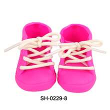 MSYO 多种颜色可选，时尚娃娃鞋，适合18英寸娃娃，是送给小女孩的理想生日礼物或节日礼物。 - 彩色 - 查看 10