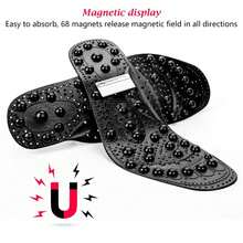 Premium 68 Magnetic Massage Insoles Foot Acupressure Shoe Pads Therapy Slimming Insoles Weight Loss Man & Women Unisex - 1PCS - View 3