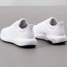 Adidas Zapatillas de running transpirables de malla para hombres, nuevas zapatillas de viaje casuales - Blanco - Ver 7