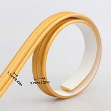 Decorațiune de perete flexibilă de 39,37 inch x 1,26 inch, matriță pentru panouri autoadezive detașabile, decorare DIY pentru casă pe fundalul peretelui, materialul PVC este foarte potrivit pentru utilizarea în decorarea casei - Aur - Vizualizare 2