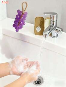 1pc Dopamine Grape Soap, 7 Colors Portable Hand Beauty Cleansing Soap, Grape Scented Soap - Hand Repair Savior For Dry, Rough Skin In Autumn/Winter, 3-In-1 Hand Wash Soap To Keep Hands Clean, Lightly Scented, And Maintain Soft Skin - Multicolor - View 13