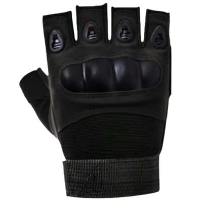Half Finger Men's Gloves Protective Shell Mittens Antiskid Workout Fitness Gloves Motorcycle Cycling  Men Women