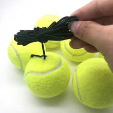 Bộ 1/4 quả bóng tennis cao su kèm lưới, bóng tập luyện bền chắc cho thanh thiếu niên và người lớn, dụng cụ tập luyện tennis màu vàng có dây treo di động, thiết bị tự luyện tập màu xanh lá cây phù hợp cho huấn luyện viên, người chơi và thú cưng, thiết kế cao su chất lượng cao, quà tặng thể thao hoàn hảo, phụ kiện cho người đam mê tennis, dụng cụ huấn luyện, phụ kiện thể thao thời trang, phù hợp cho các trận đấu cá nhân, luyện tập nhóm, phòng tập thể dục, giải trí tại nhà, quà tặng cá nhân hóa. - Nhiều màu - Xem 8