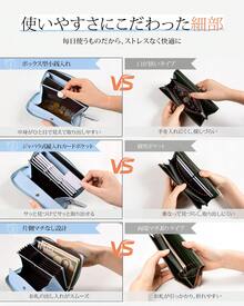 財布 レディース 長財布 大容量 スキミング防止 小銭入れ カード収納 柔らかい 多機能ウォレット かわいい - ブラック - チェックする 6