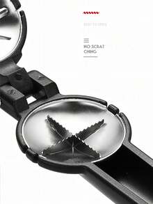 1Pc Multifunctional Stainless Steel Nut Cracker - Durable Metal Clamp Jaw, Cracks Walnuts/Macadamia Nuts/Hard Nuts, Bottle Opener 2-In-1 - For Home Kitchen/Baking/Snack Prep/Mother's Day/Women's Day/Housewarming Gift - Multicolor - View 9